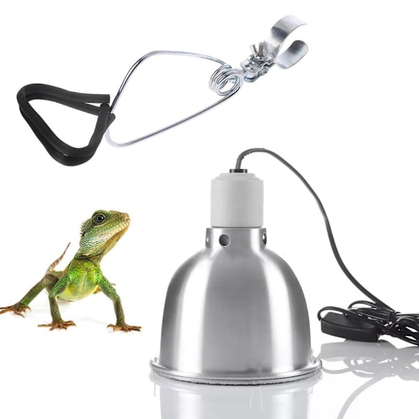 Reptilium-Zoo Terrarielampe base / Klemmespot E27 Silver Silver