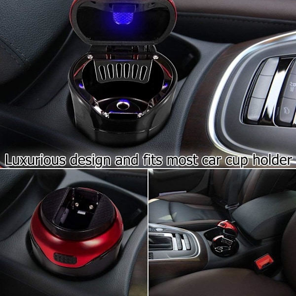 Bilaskebæger, Bilaskebæger med Blå LED-lysindikator, Car-XM2-