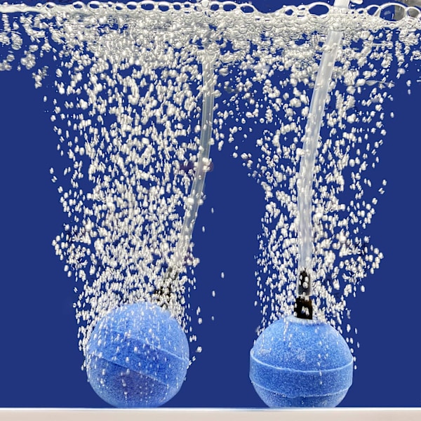 5 cm Blå Kugle Luftsten Boble Diffuser til Akvarium 2W Luftpumpe-XM2-