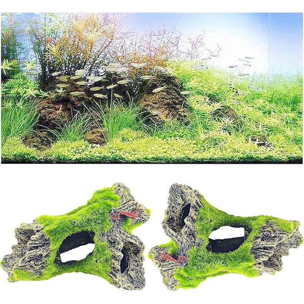 akvarium trestubbe dekorasjon, hul trestubbe i resin