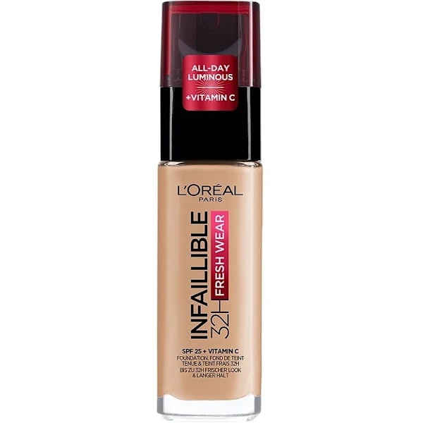 L'Oréal Paris Infallible 32H Fresh Wear 140 Golden Beige 30ml Läpinäkyvä