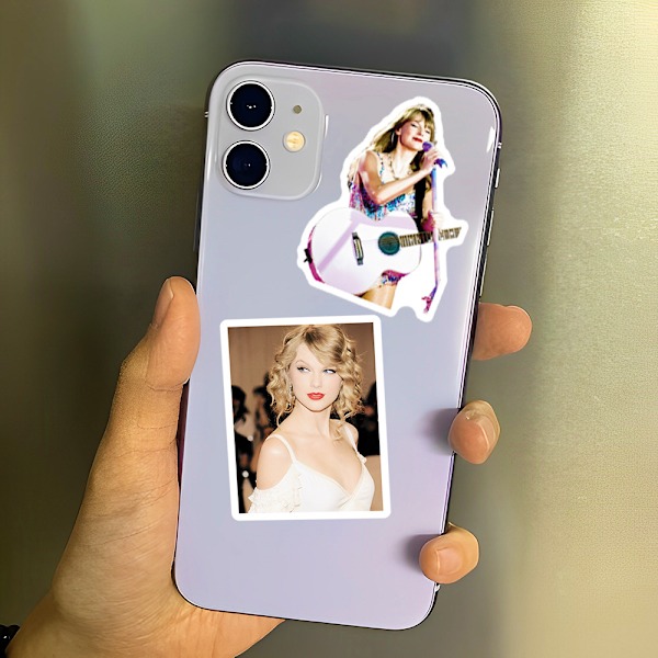 100 stk Taylor Swift klistremerker vanntette vinyl klistremerker for laptop og bagasje 100PCS