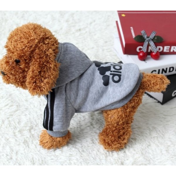 Kläder för hundar Brighthome Adidog husdjurskläder / Små / Medium / Stora hundkläder Ljusblå Light Blue L Length30cm Chest40 Cm Approx