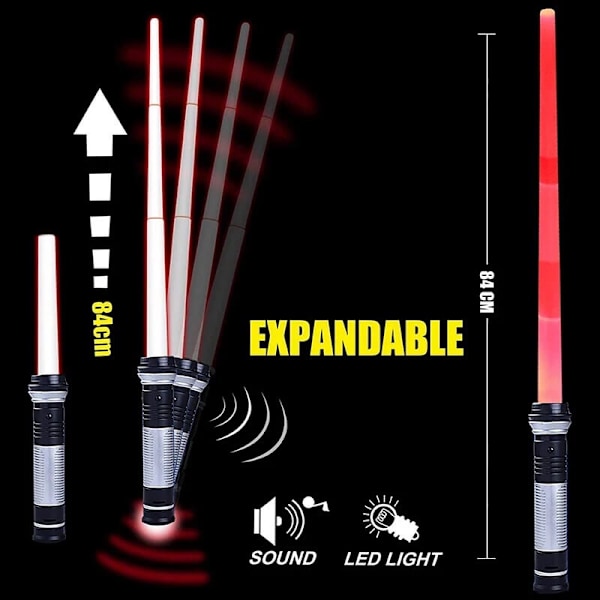 LED-lasersäilit 2-pakk