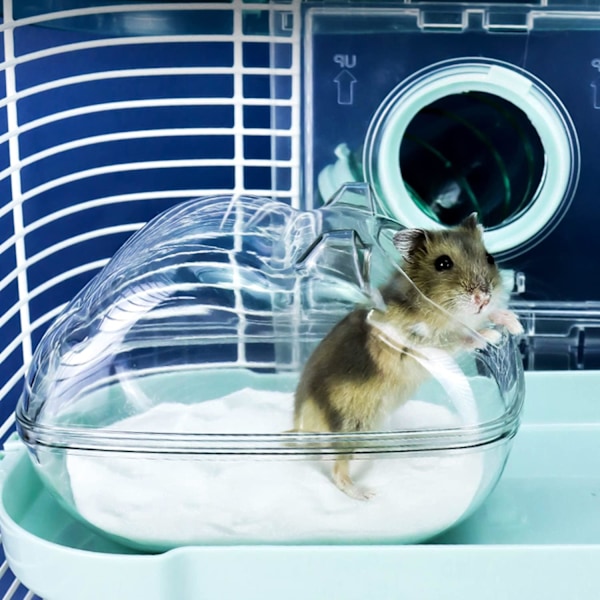 Klart Sød Hamster Badeværelse Toilet, Sandbad Beholder Lille
