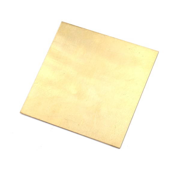 Messing Metal Tynd Plade Folieplade 0.8*100*100mm