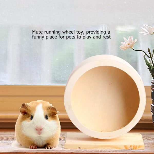 Hamsterin juoksulelu, puinen juoksupyörä hauskoille lemmikeille