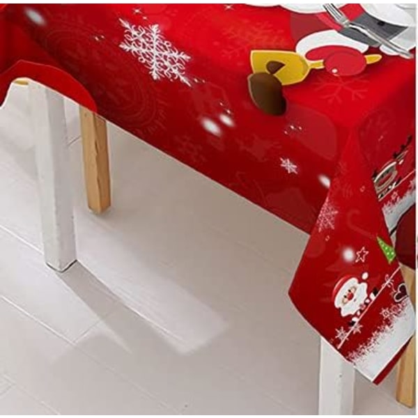 Juledug, 140 x 210 cm, Julemand, festdekoration