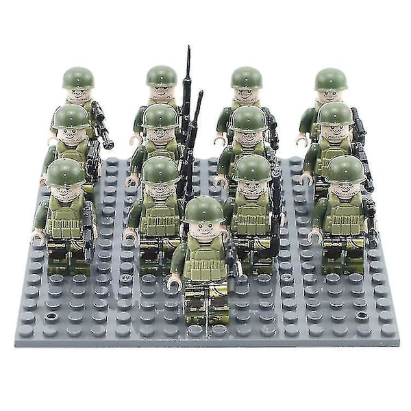 Polis Byggeklosser Militærserie Gutt SWAT Minifigur Spesialstyrker Skurk Leke