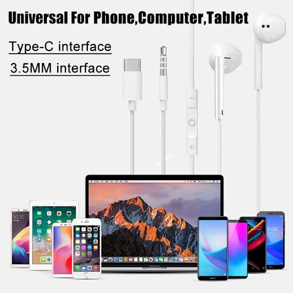 Alkuperäiset Type C -kuulokkeet Samsung Galaxy S22 S21 S20 Fe S23 Ultra langalliset kuulokkeet A53 A52 A34 A54 5G 3.5mm kuulokkeet