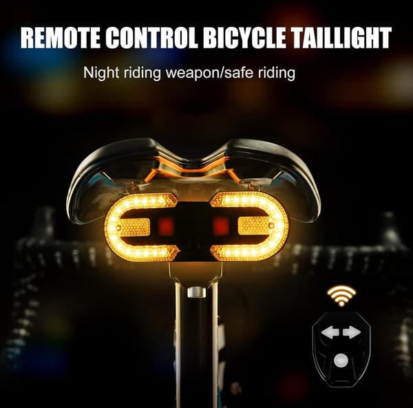 Cykelblinklys, blinklys, trådløst blinklys, cykelbelysning{MK}