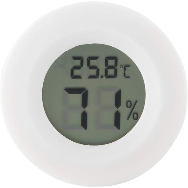 Mini Digital LCD Termometer Hygrometer Elektronisk Fuktmätare för Husdjur