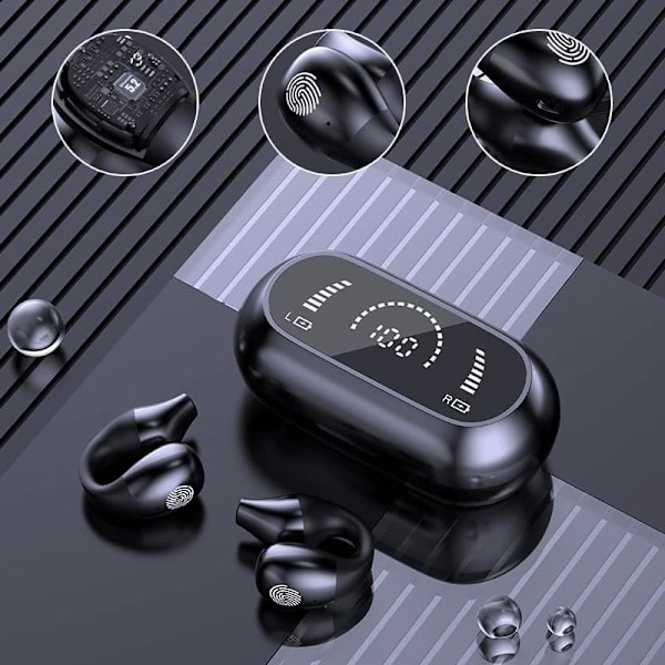 Langaton korvaklipsikiinnitteinen Bluetooth-kuuloke