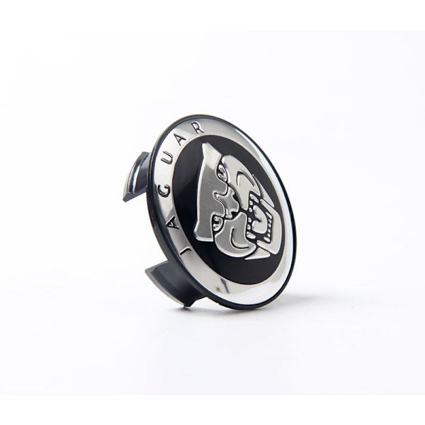 J04- 59MM 4-pack Navkapslar Jaguar Silver Silver one size