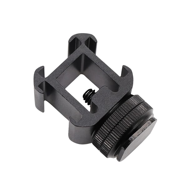 Cold Shoe Mount Aluminium Adapter Videobrakett for DSLR-kamera