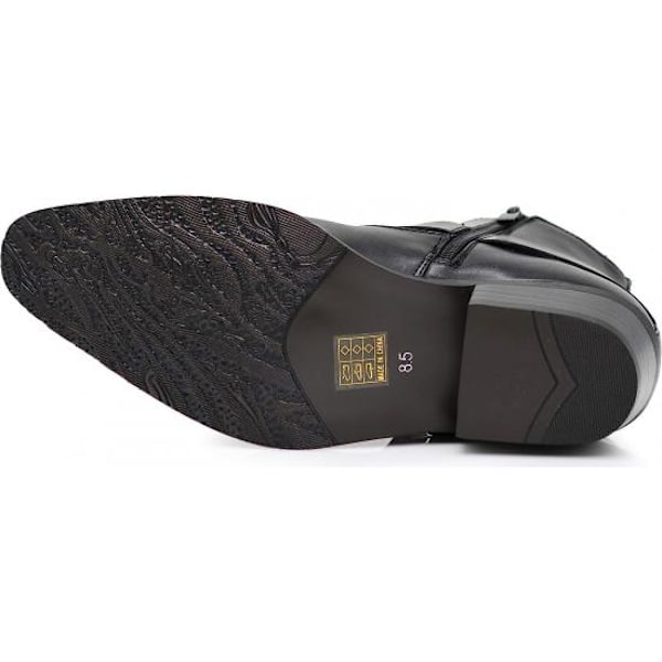 Lännen Bootsit Miehille Vintage Kirjaillut Bootsit Tumma Kahvi Dark Coffee Dark Coffee 39