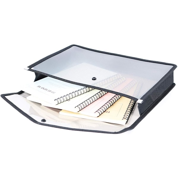 A4 Plastik Wallet Mappe Poly Lommer Kuvert, 5 Pak Fil