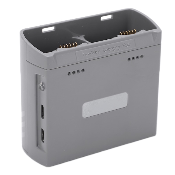 Tvåvägs batteriladdningshub Smart Drone Batteri dubbelriktad laddare för DJI MINI 2 för MINI SE (Grå) 0.1