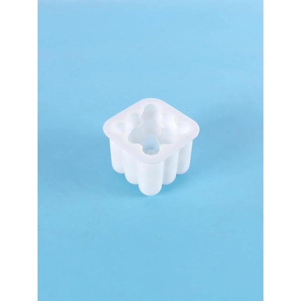 Silikoneform Lys - Form til Lysfremstilling - Støbeform Stearin White Vit
