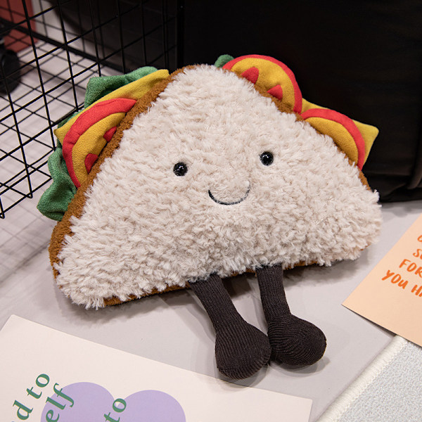 Jellycat plysjdukke serie dyr capybara plysjdukke dukke plysjleketøy grossist 13cm Sandwich