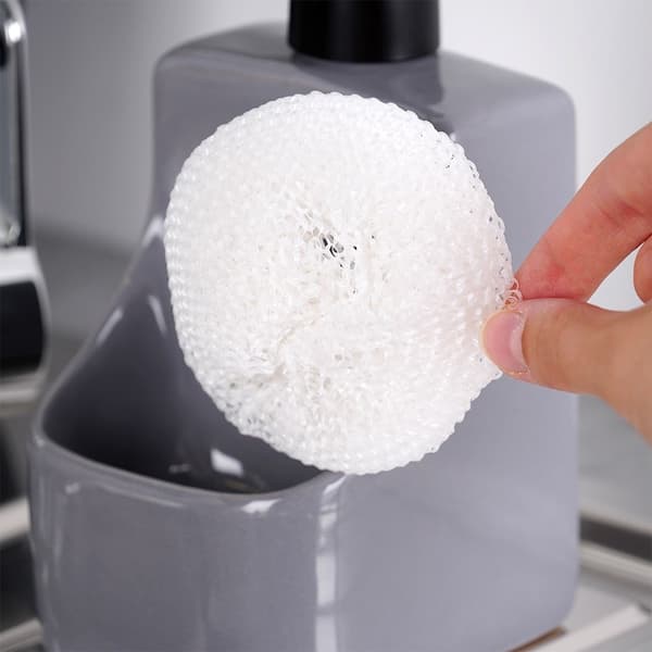 Oppvaskmiddeldispenser 400 ml med svampholder og svamp-FM- 316