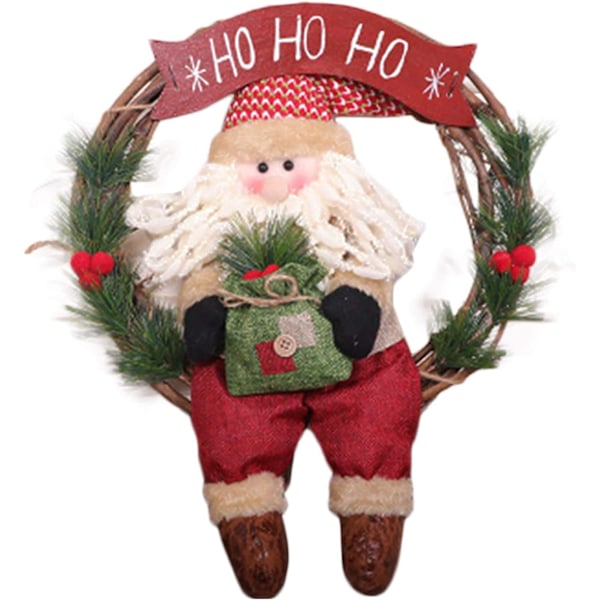 Julkrans Jultomte Rottingcirkel Docka Simulering