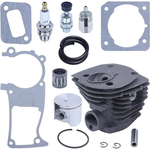 Yhteensopiva Husqvarna 340 345 346XP 350 351 353 moottorisahojen kanssa 44mm sylinterimännän sarja 503869971 503 89 44-01 503 86 25