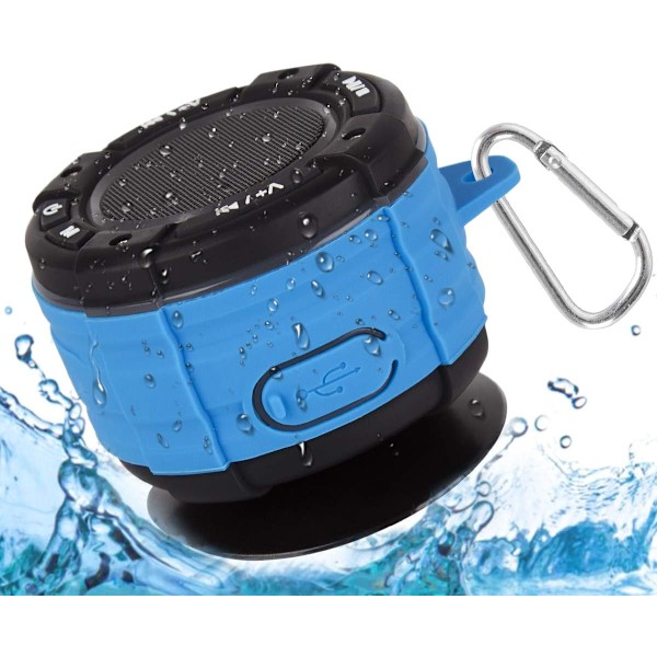 Duschradio, vattentät Bluetooth-högtalare IPX7 portabel Fully-XM2-