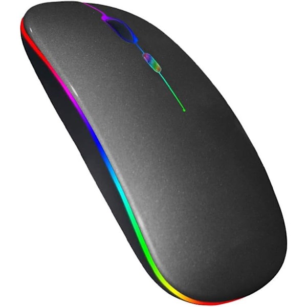 Langaton Bluetooth-hiiri, ladattava LED Dual Modes langaton