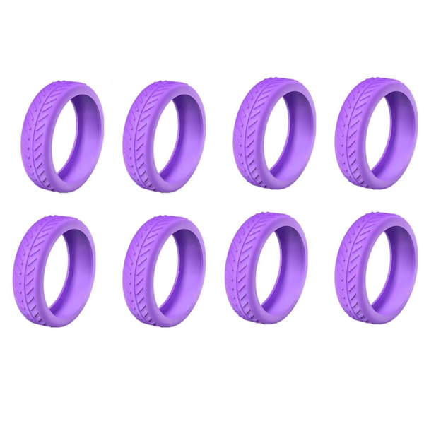 1/4/8 kpl Matkalaukun Suojus Vaimennus Melunvaimennus Suojus Useimmille 8 Pyörän Matkalaukuille Violetti