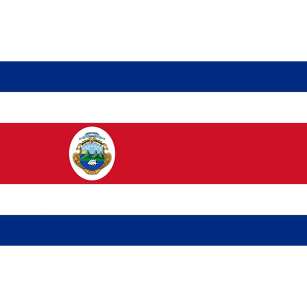 Costa Rica-flagga 100 Costa Rica