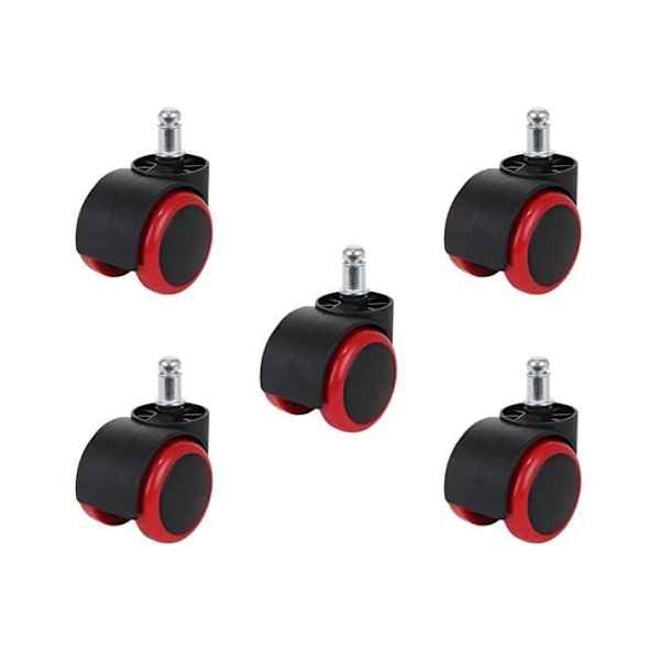 5-Pack Hjul till Kontorsstol - 11 mm