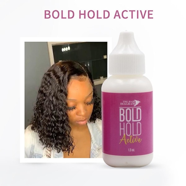 38ml Vattentät Självhäftande Frontal Oljig Hud Lace Wig Lim Hårfästning Bärbar