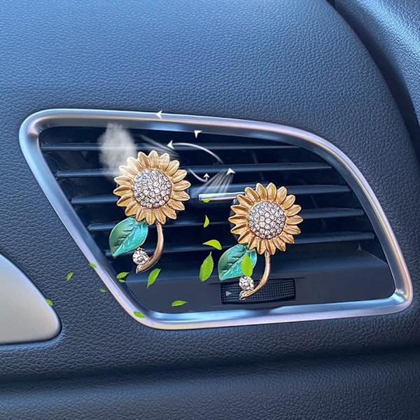Bling Auton Ilmastointiritilän Klipsi Koriste, Bling Autotarvikkeet