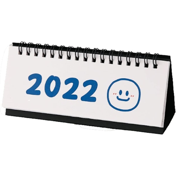 Söt Mini Bordskalender 2022, Vertikal Vändbar Bordskalender för Hemmet