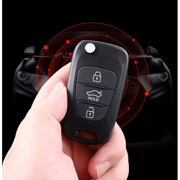 Avainkotelo Hyundai i20 i30 i35 ix20 ix35 Taitettava Kaukosäädin Auton Avaimen Lisävarusteet (2 kpl)