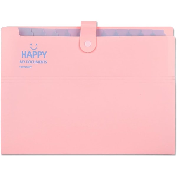 Fackindelad mapp A4, dokumentmapp A4 expanderbar portabel-XM2-
