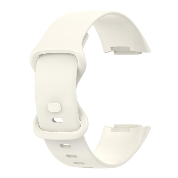Fitbit Charge 6 / 5 Armbånd TPU (S) Beige