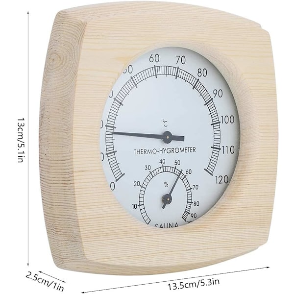 Bastutermometer och Hydrometer, Bastu Trätermometer