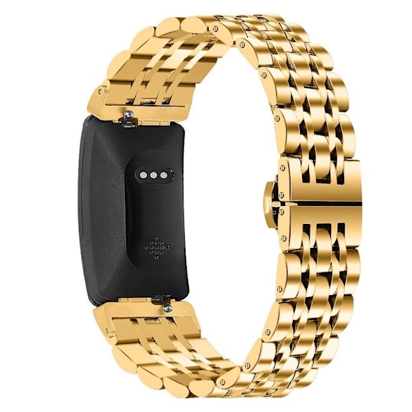 Fitbit Inspire / Inspire HR perle rustfritt stål klokkereim - Gull Gold Guld