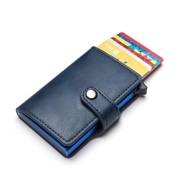 Korttikotelo Lompakko - RFID & NFC Suojaus - 5 korttia Red Röd