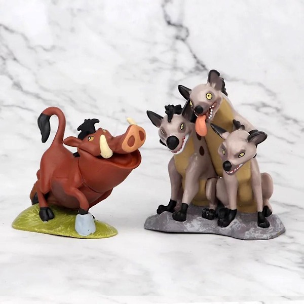 9 stk/sett Løvenes Konge Simba Nala Timon Modellfigur PVC Actionfigurer Klassiske Lekevarer Beste Julegaver