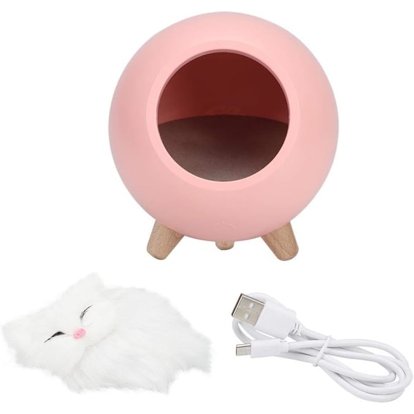 Katt Lampe Bordlampe, Søt Katt Nattlys Lite Kattehus-XM2-