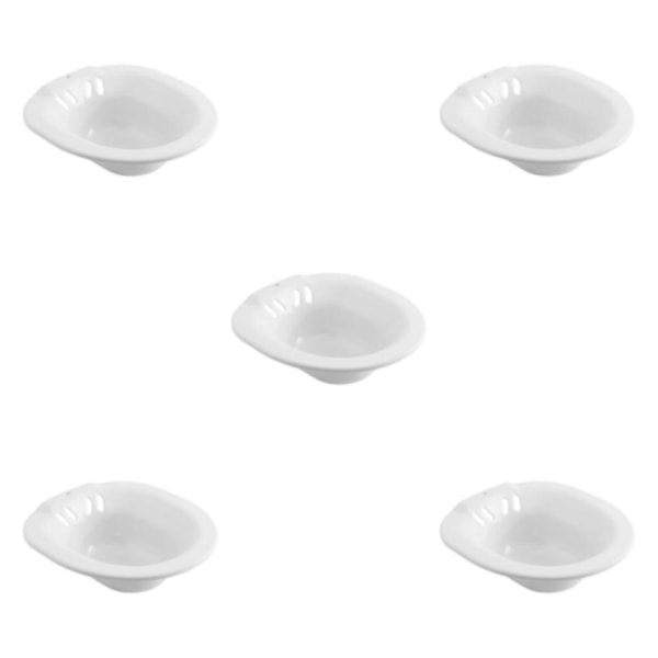 1/5 Toiletin istuimelle sopiva bidet-pesualtaan, käsipesuallas, henkilökohtainen pesuallas, valkoinen White 5PCS