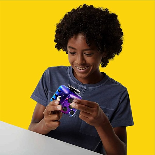 4-pakning Cube Fidget Leke, Magisk Kube Stress- og Angstlindrende Leke