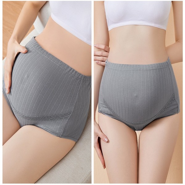 Maternitytrosor Gravid Kvinna Underkläder GRÅ XXXL Grå-KK1- Grey XXXL