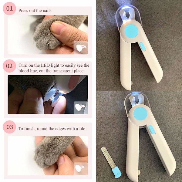Nagelklippare för hundar och katter, professionella nagelklippare