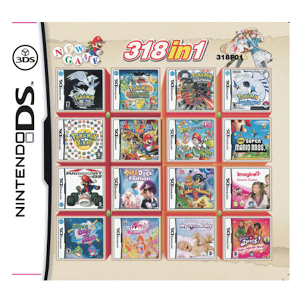 Kokoelmapeli Kasettikortti Nintendon DS 3DS 2DS Superille