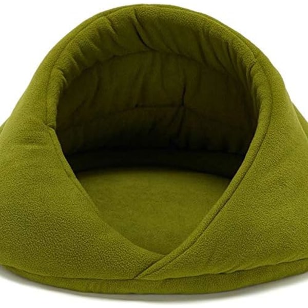 Katte Kennel Hundeseng Plys Sovepose, Halvlukket Kattehule, Hund-XM2-