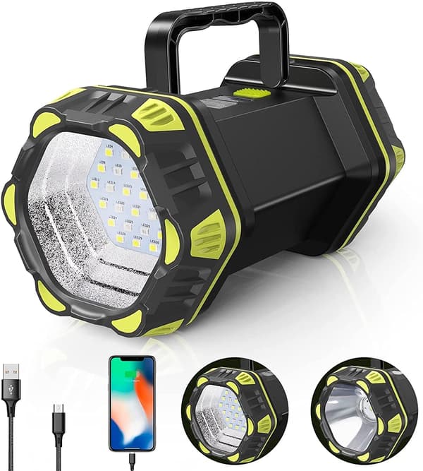 LED Handheld Lamp, Rechargeable Flashlight, Camping Lamp-FM-